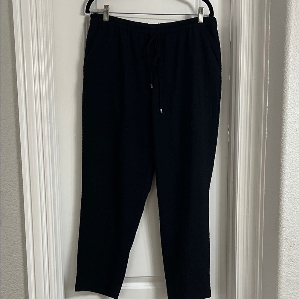 The Limited Women's Textured Black Joggers Size L